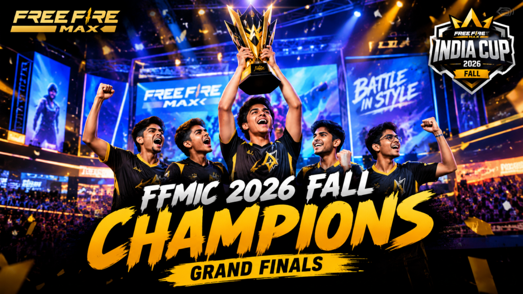 Free Fire MAX India Cup 2026 champion Team Apex Gaming